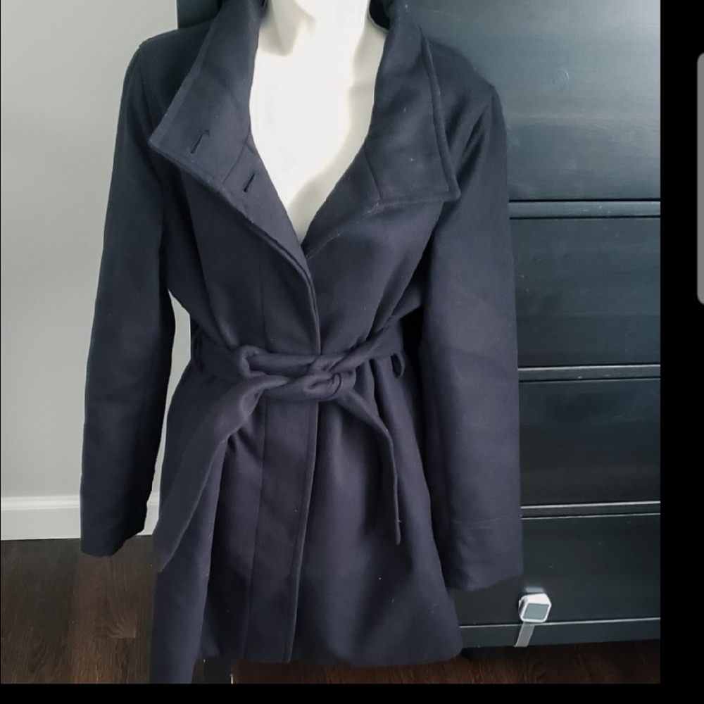 Black Maternity Coat Size: Petite Small